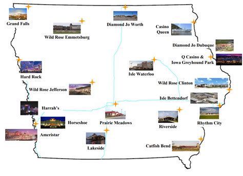 iowa casino map - Google Maps